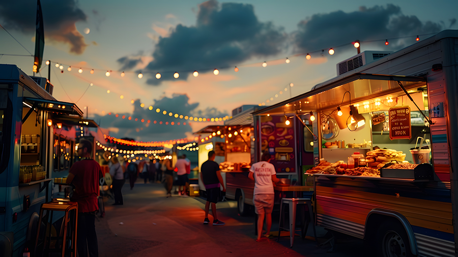 foodtrucks taste n joy tijdens cars n joy festival